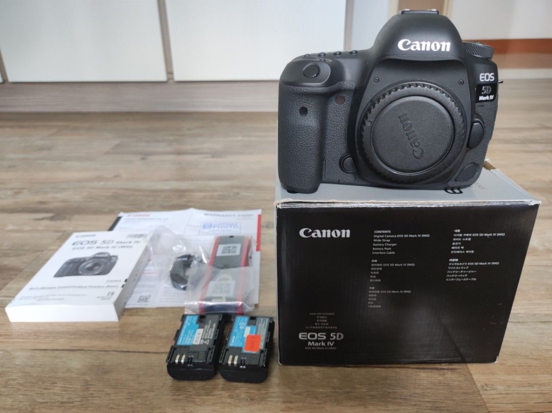 Canon 5D Mark 4 Body (with box), Photography, Cameras on Carousell