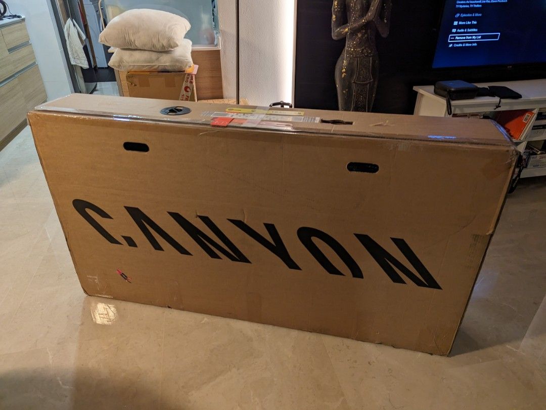 Cardboard bike box Canyon Bike Guard, Sports Equipment, Bicycles