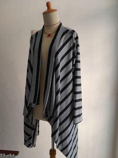 Cardigan & Blouse stripe