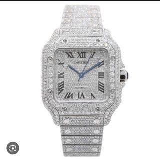 Cartier Santos Diamond Watch