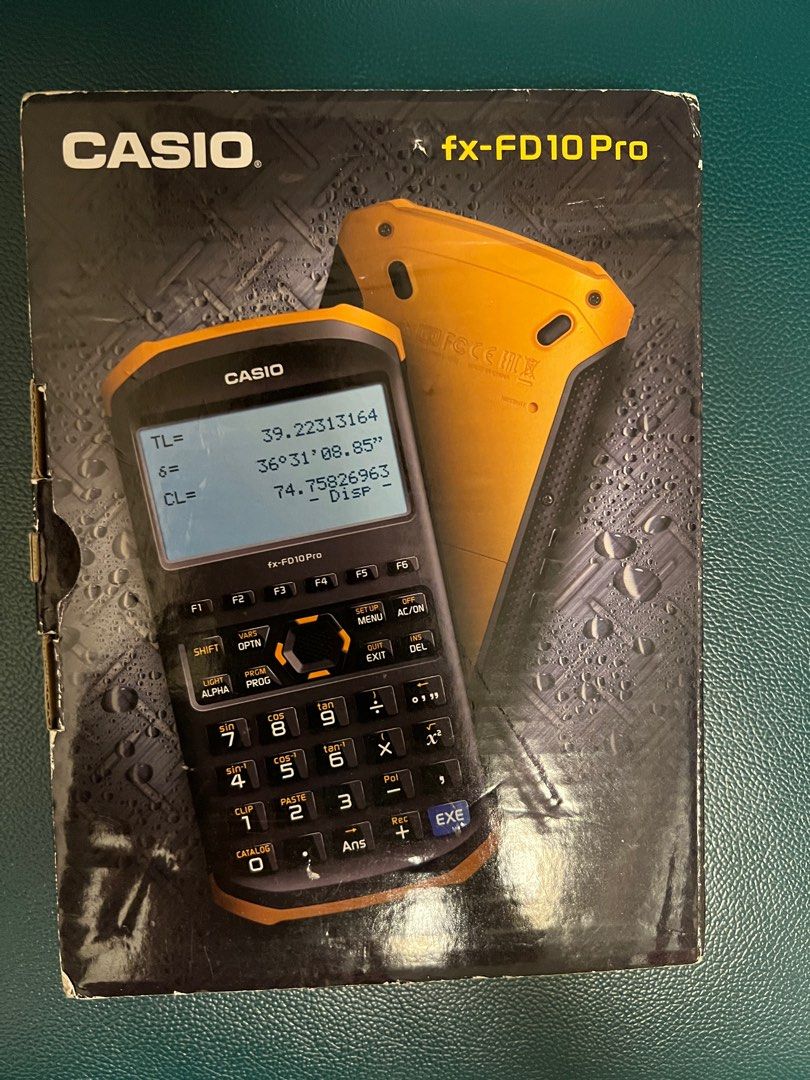 CASIO FX-FD10 PRO Surveying Calculators 圖像計算機測量地盤