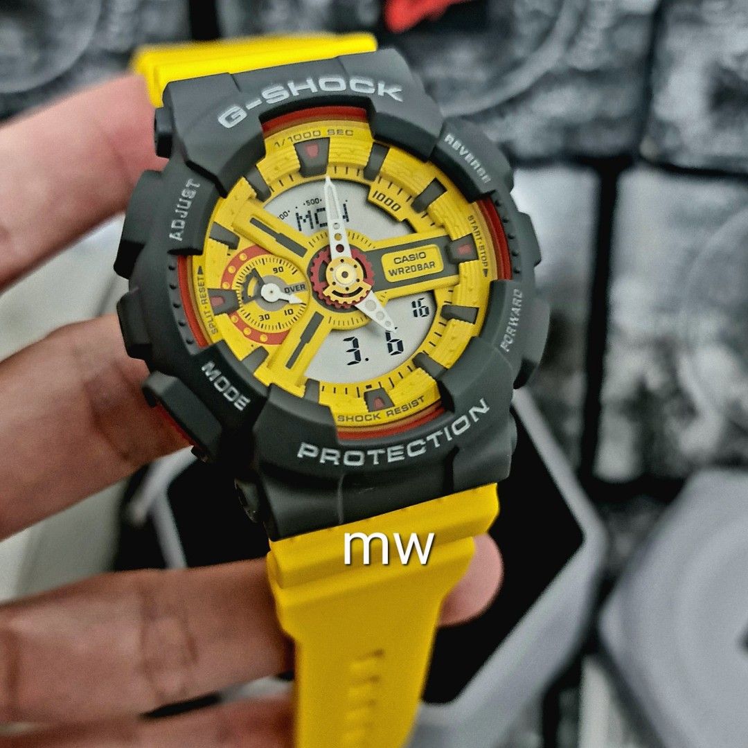 G shock shop ga 110 yellow