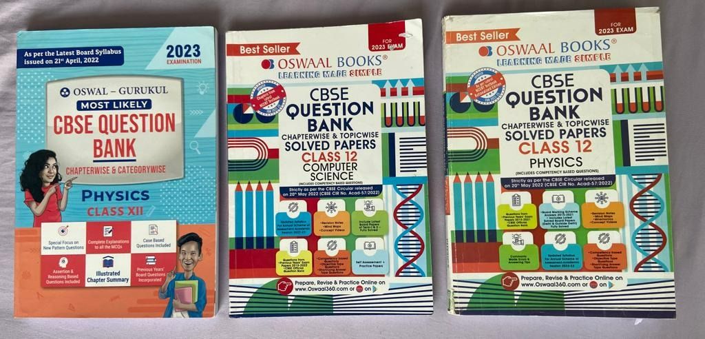 CBSE Question Bank Class 12, Physics n Computer Science, Hobbies & Toys ...