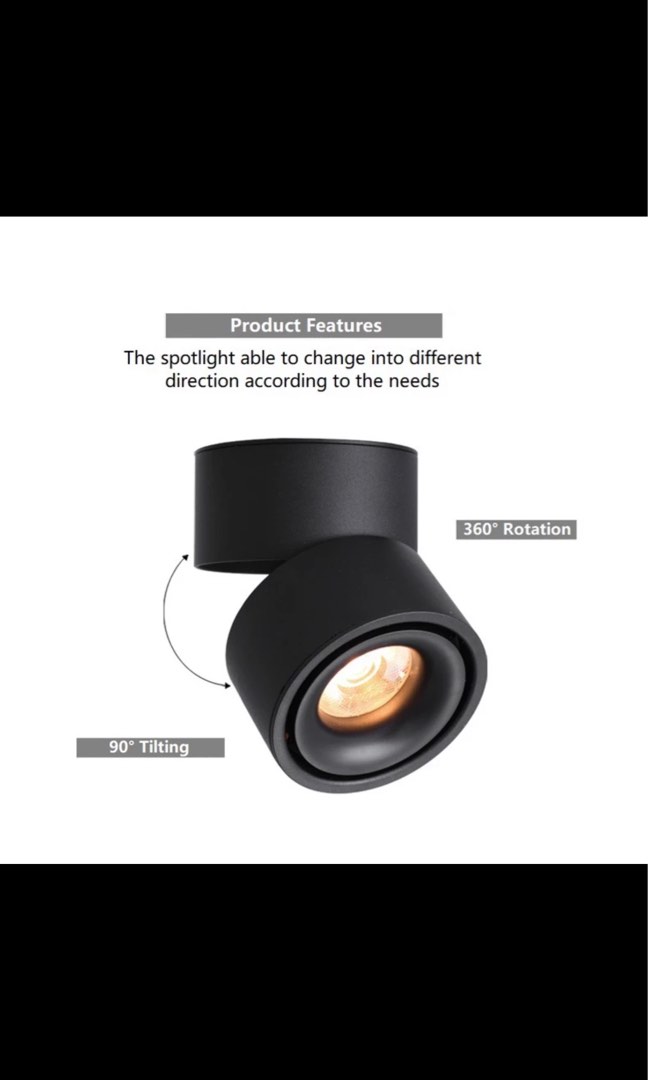 Ceiling Spotlight, Furniture & Home Living, Lighting & Fans, Lighting