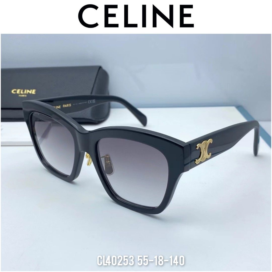 Celine triomphe 09 cl40253f sunglasses, Women's Fashion, Watches
