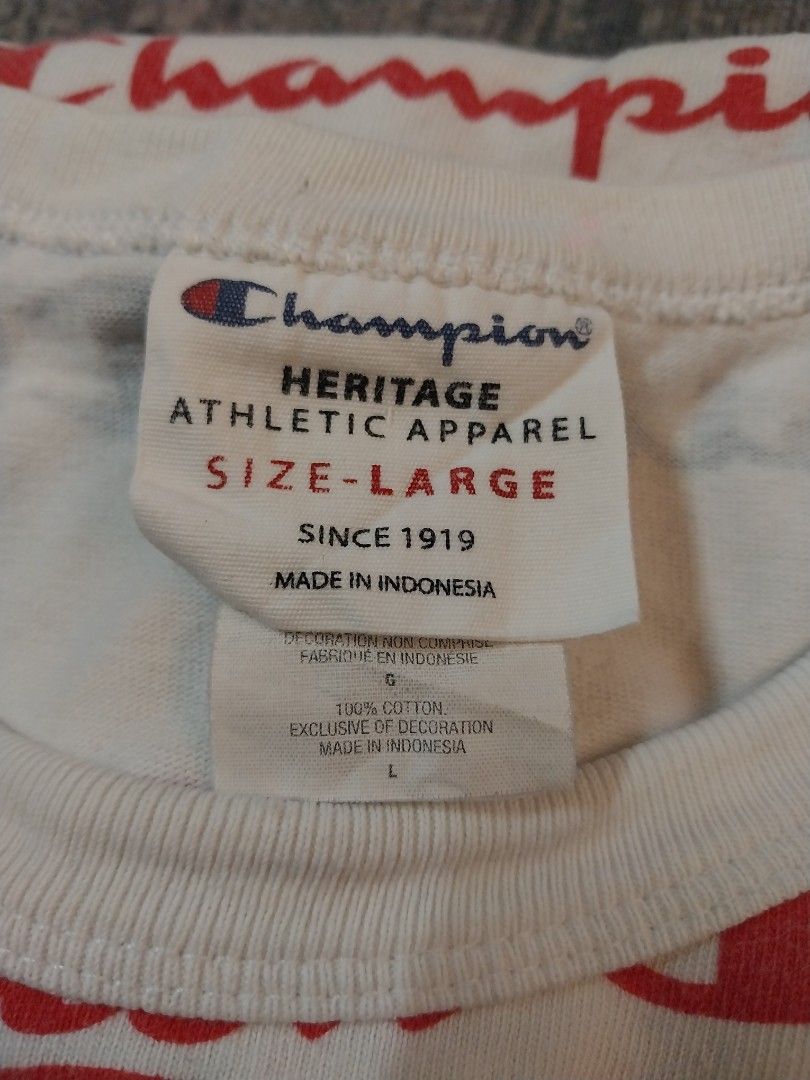 Champion apparel top indonesia