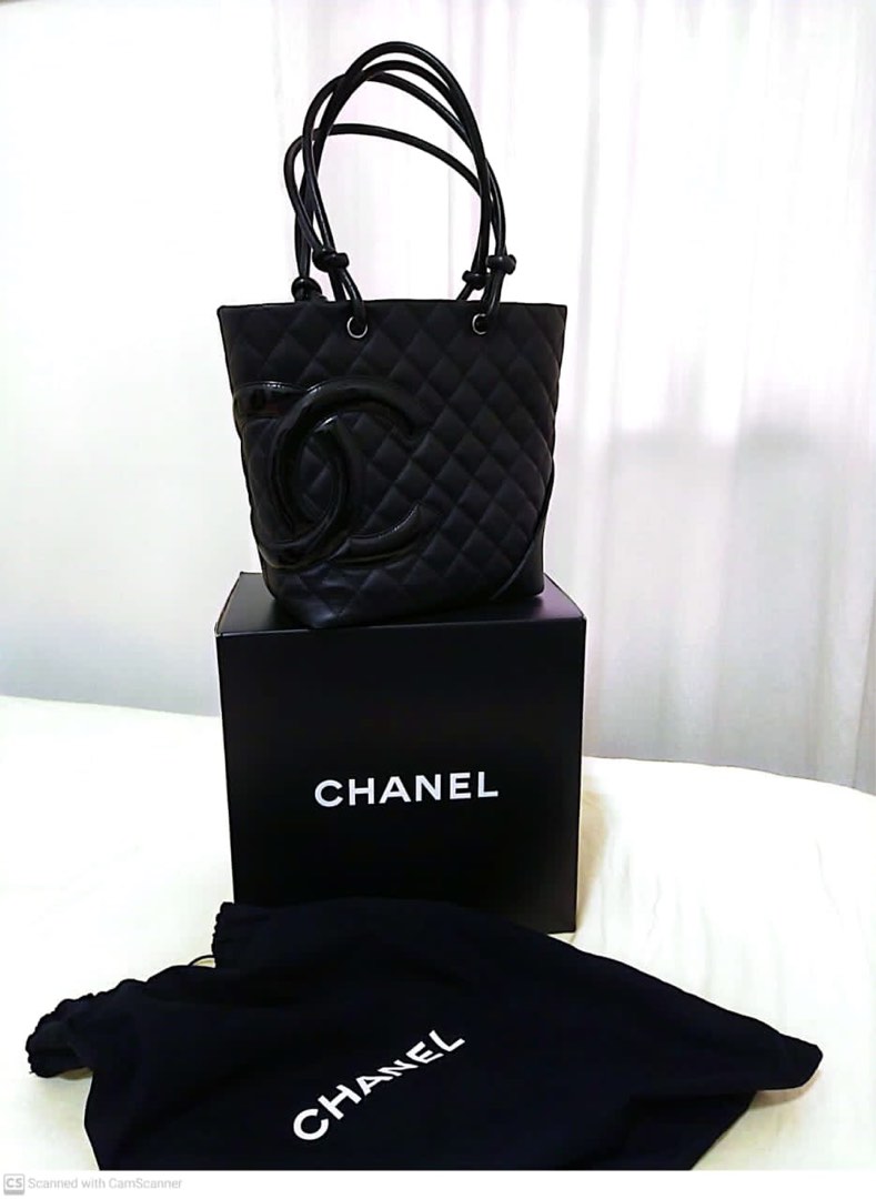 Chanel Ligne Cambon Tote Small, Luxury, Bags & Wallets on Carousell