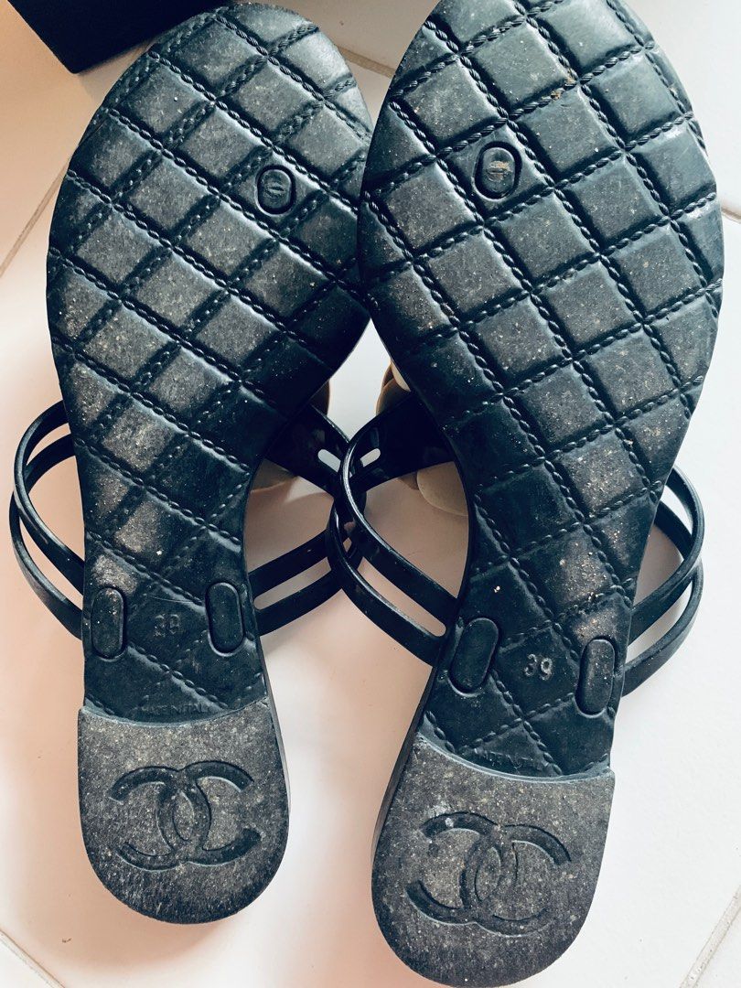 Coco chanel deals jelly slides