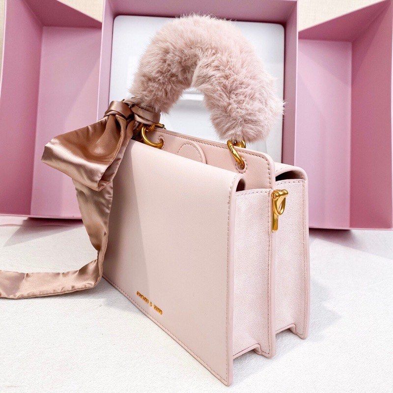 Charles and keith bag pink deals