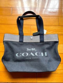 全新Coach 大牛仔布袋