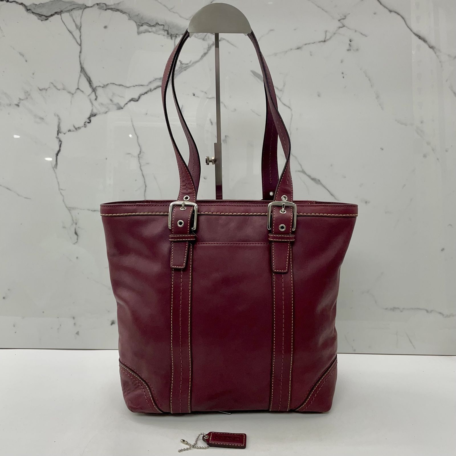 COACH F12607 RED TOTE BAG 237026003 WE, Luxury, Bags u0026 Wallets on Carousell