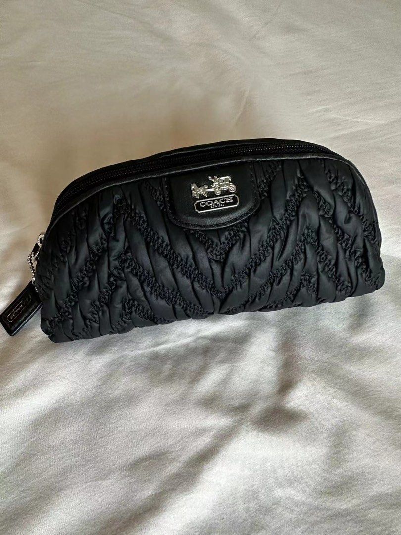Coach makeup pouch hot sale