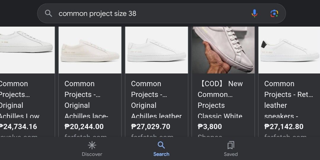 Common projects Luxury Sneakers Footwear on Carousell