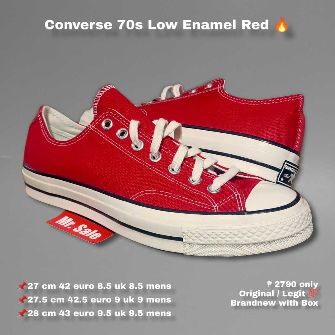 販売 Converse - CT. ENAMEL RED LOW23.5㎝ | www.takalamtech.com