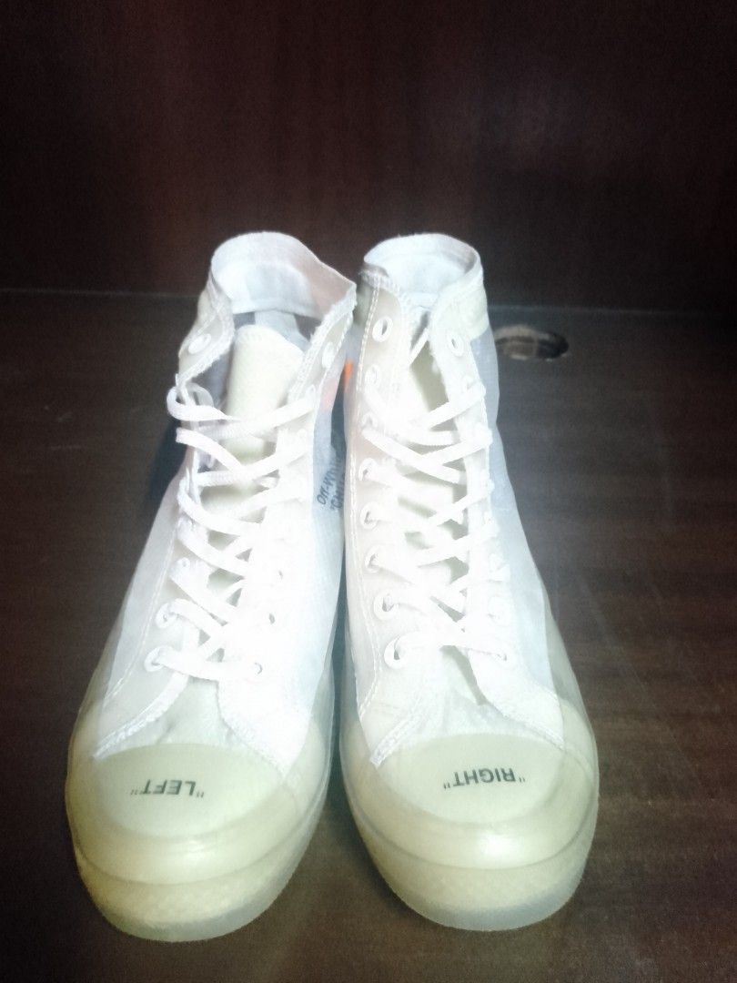 Converse x off white shoes best sale