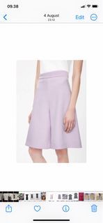 COS purple culottes crop