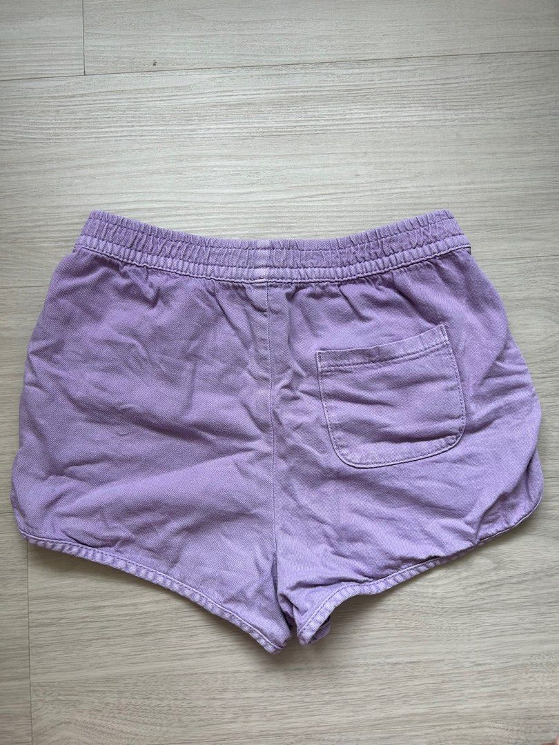 Purple on sale cotton shorts