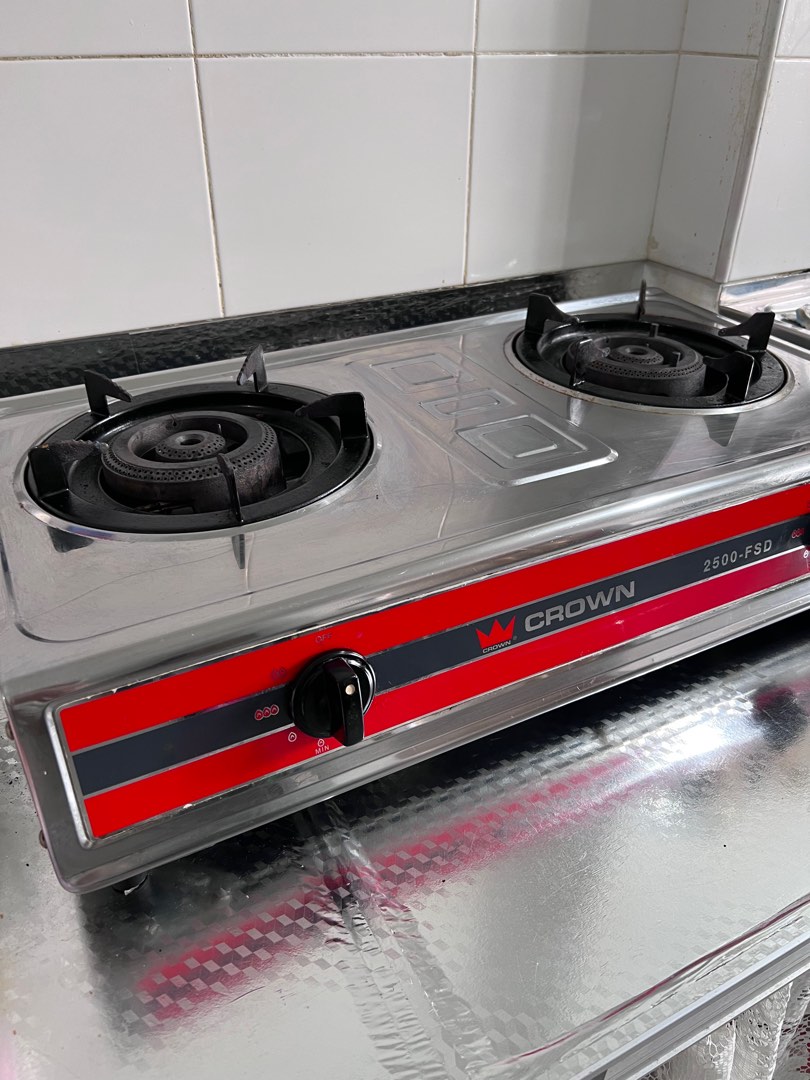 Crown Tabletop 2500FSD Stove with Gas Cylinder, TV & Home Appliances
