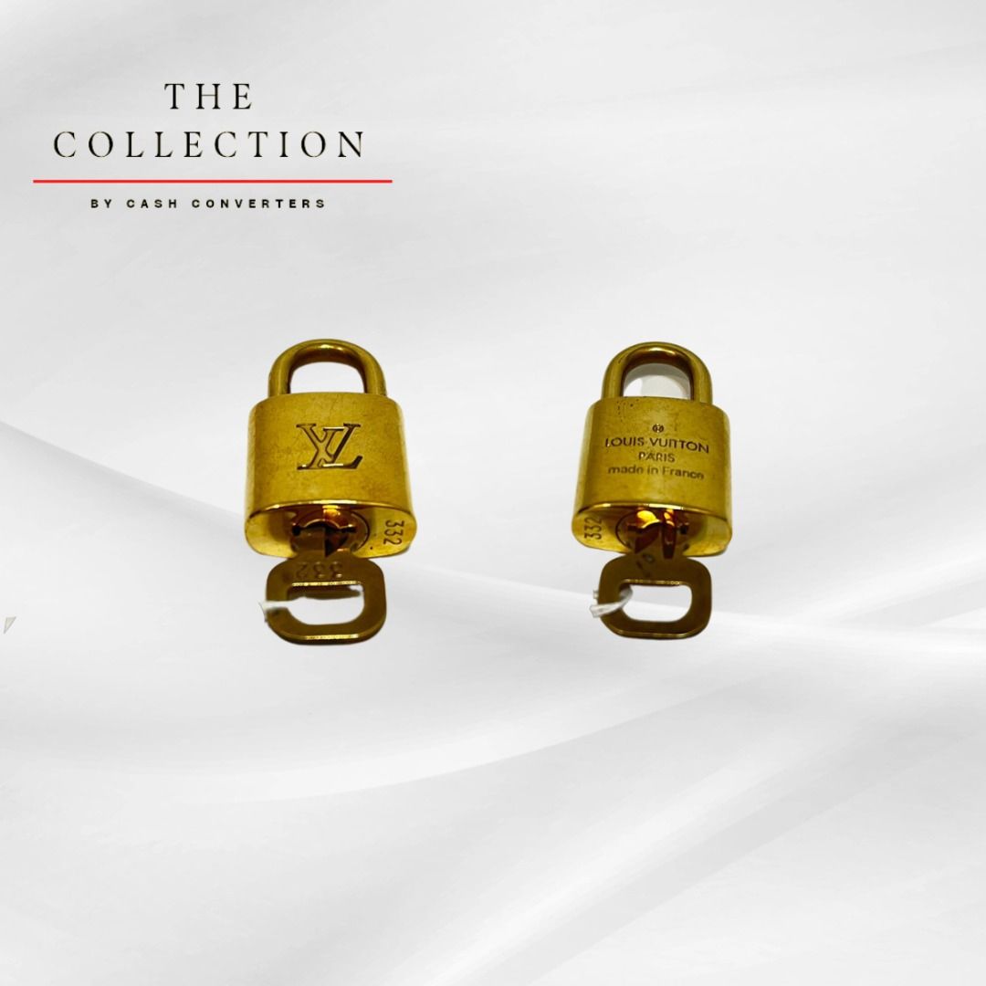 LOUIS VUITTON LOCK & KEY EARRINGS, Luxury, Accessories on Carousell