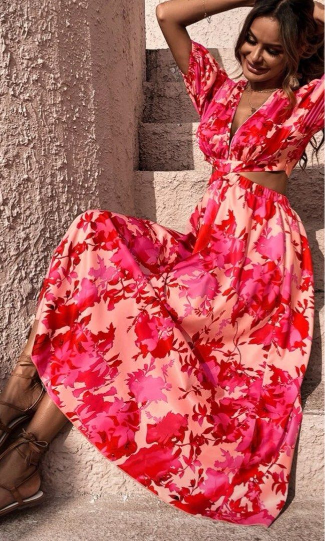 Cut out top summer dress