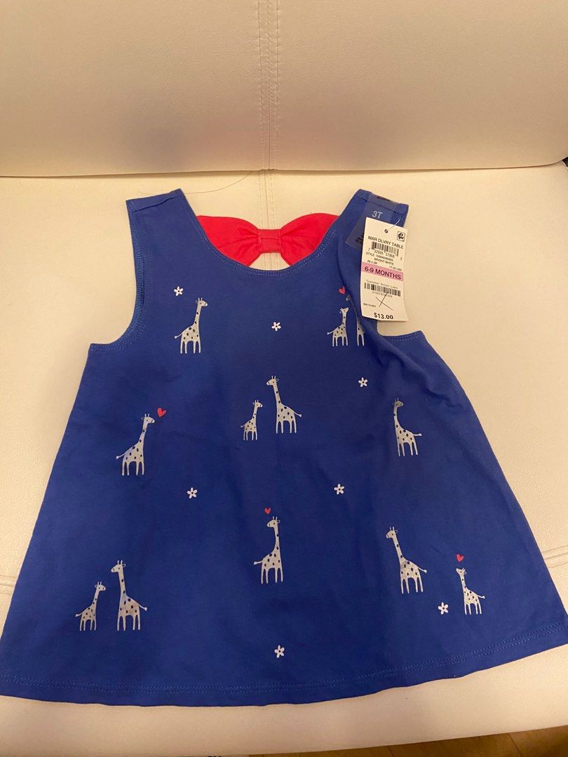 Cute giraffe baby top 912 months postage applies, 兒童＆孕婦用品, 嬰兒及小童流行