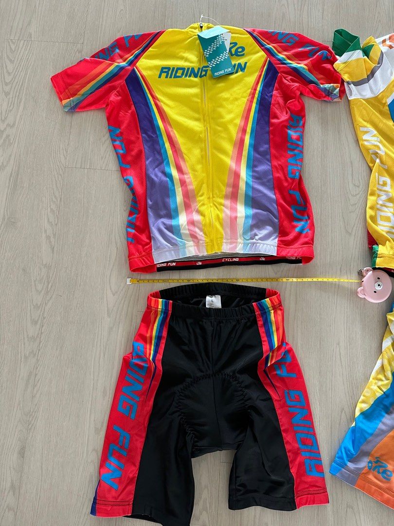 Cycling jersey hotsell shorts set