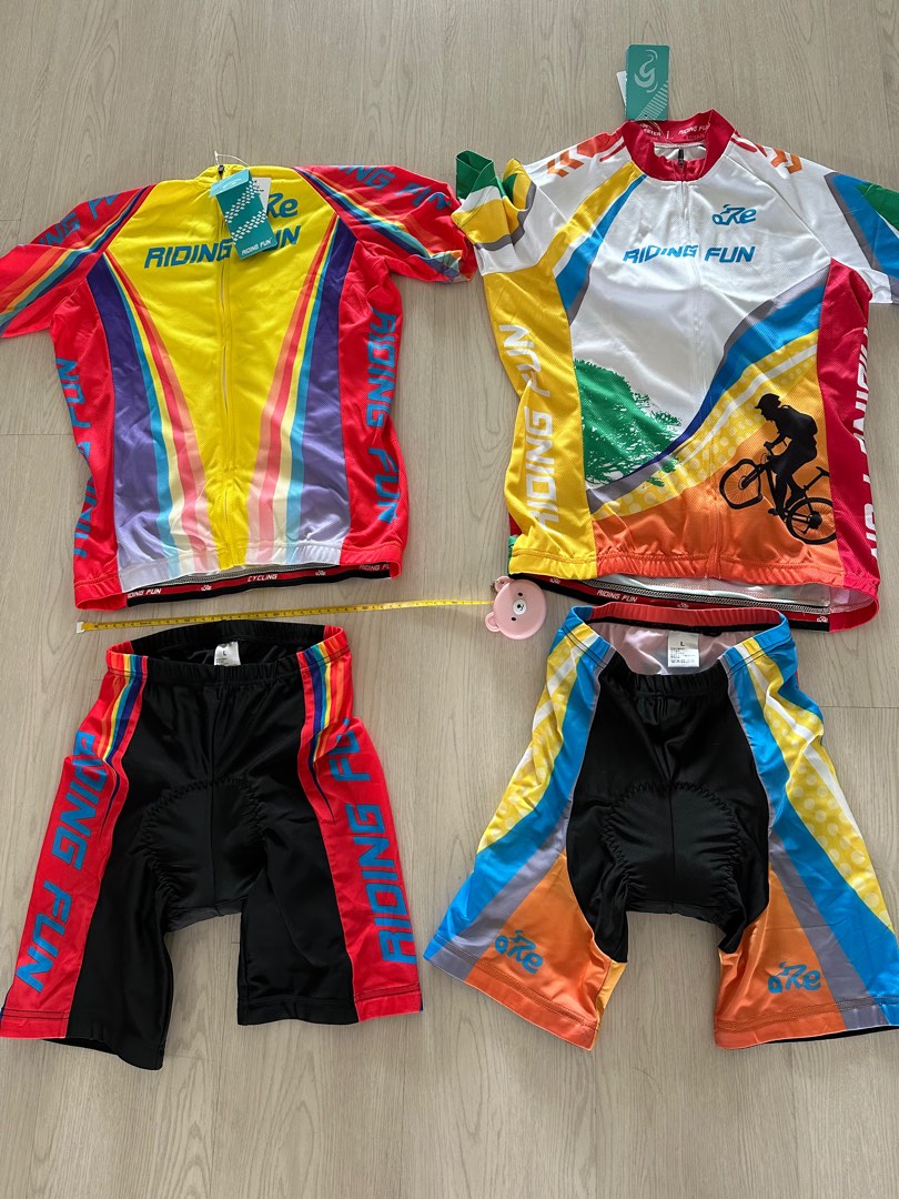 Cycling shorts and jersey sets on sale