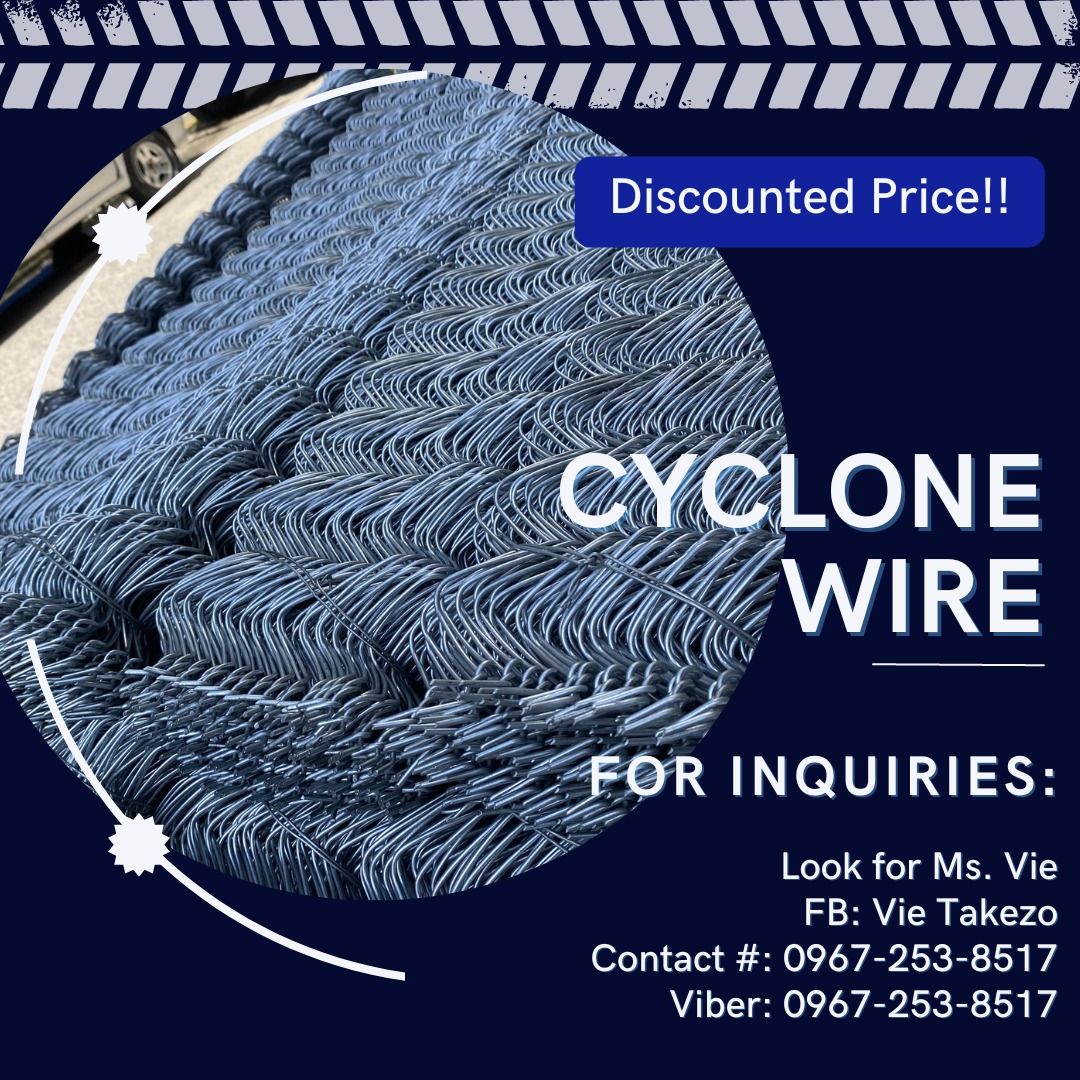 CYCLONE WIRE, Commercial & Industrial, Industrial Equipment on Carousell