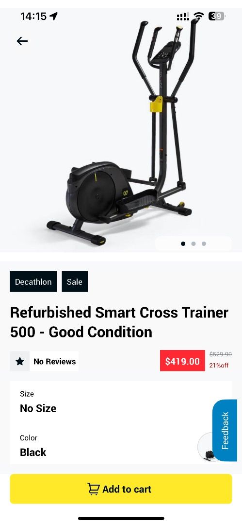 Eliptica el 500 discount decathlon