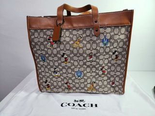 Disney x Coach x Keith Haring Mickey Mouse Kisslock Bag in Smooth