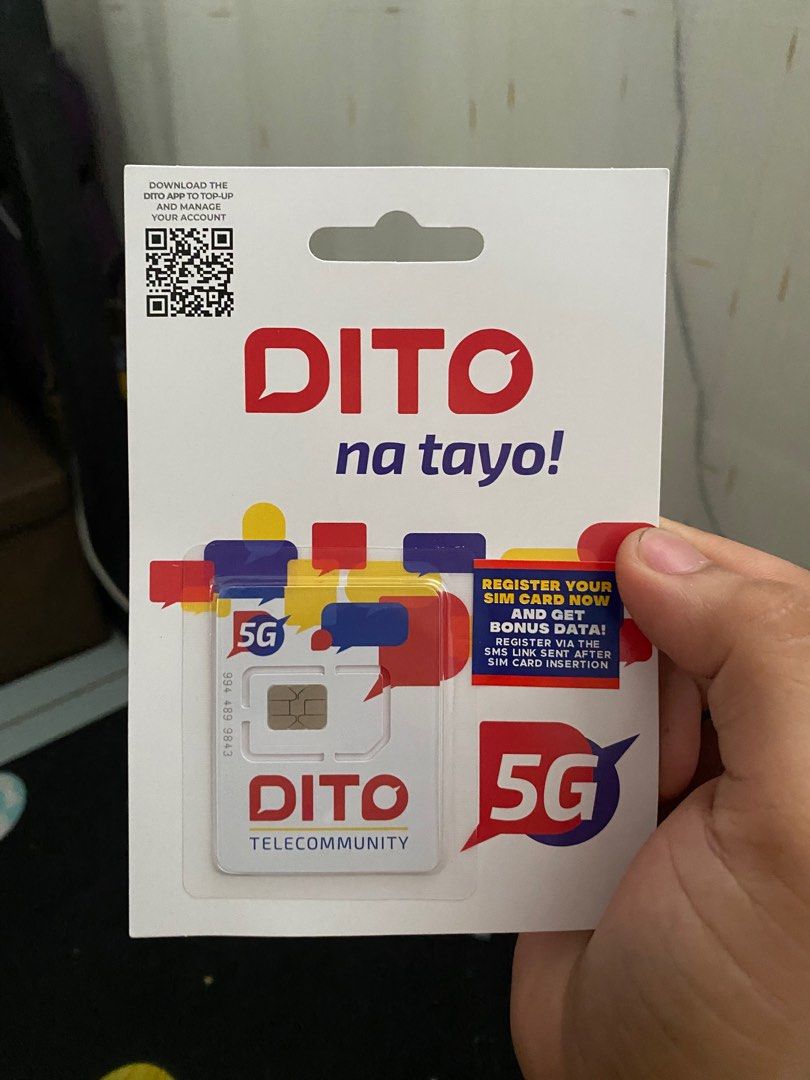 DITO SIM FOR SALE (Category: Sim Cards) located in Legazpi City. Submitted by valixore (Listing ID 1252484189, Image 1). Description: GOOD AS NEW, NEVER BEEN USED.