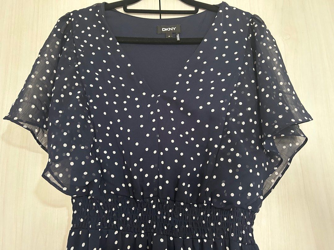 Dkny polka 2025 dot dress