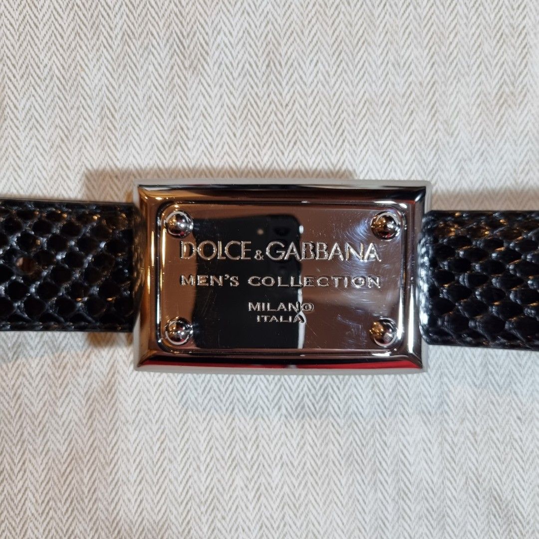 Dolce & Gabbana full genuine python dress belt, Luxury  display picture 2