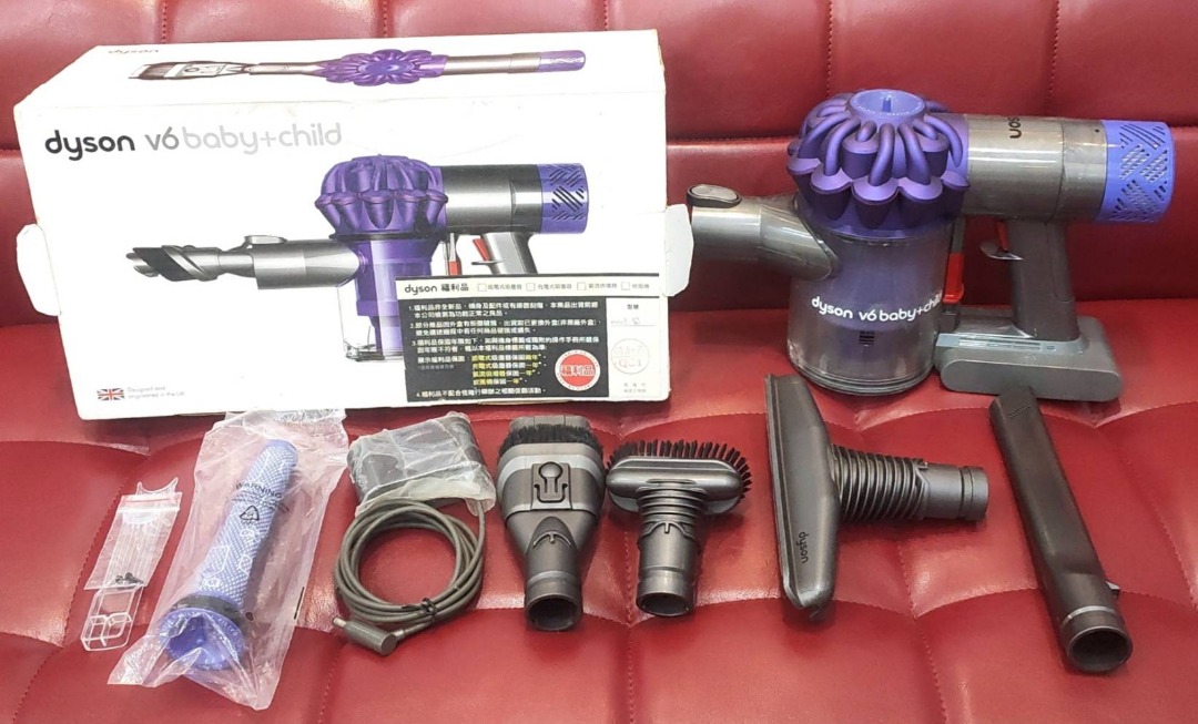 艾爾巴二手】dyson v6 baby+child (HH08)無線除塵螨吸塵器紫#二手