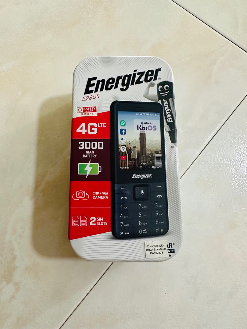 Energizer E280S 4G Dual Sim with WhatsApp, Mobile Phones & Gadgets ...