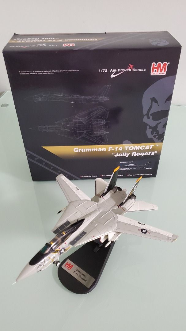 未開封】Hobbymaster F-14 Jolly Rogers 撒く 