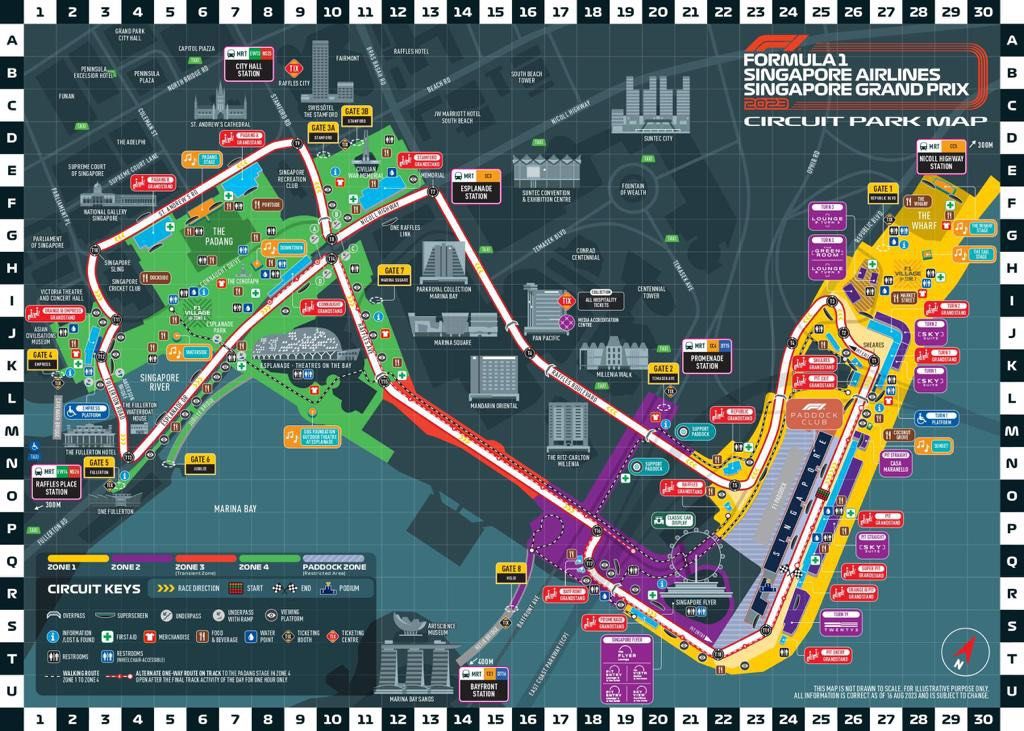 CHEAP Singapore Formula 1 Pit Grandstand Tickets (Saturday) x2