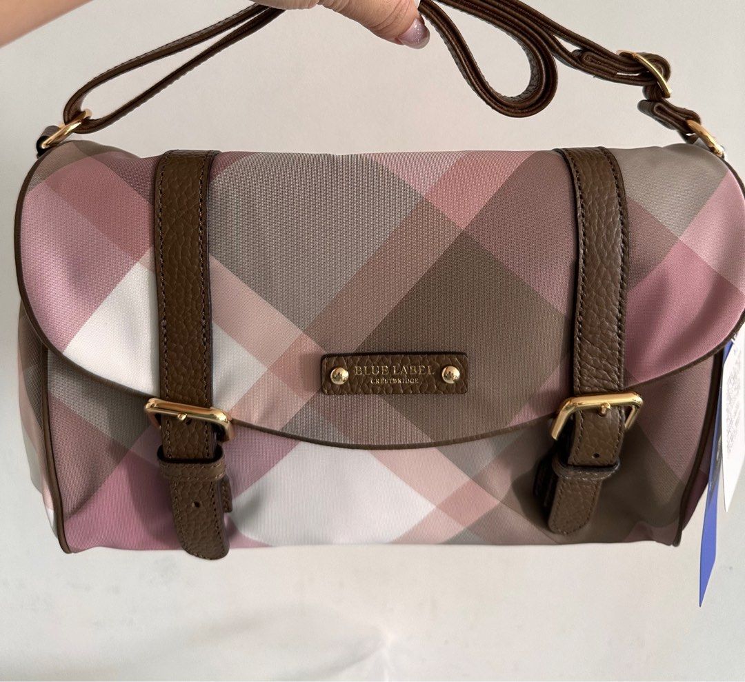 FLASH SALE Ready stock Japan limited Blue label crestbridge messenger bag Women s Fashion Bags Wallets Cross body Bags on Carousell