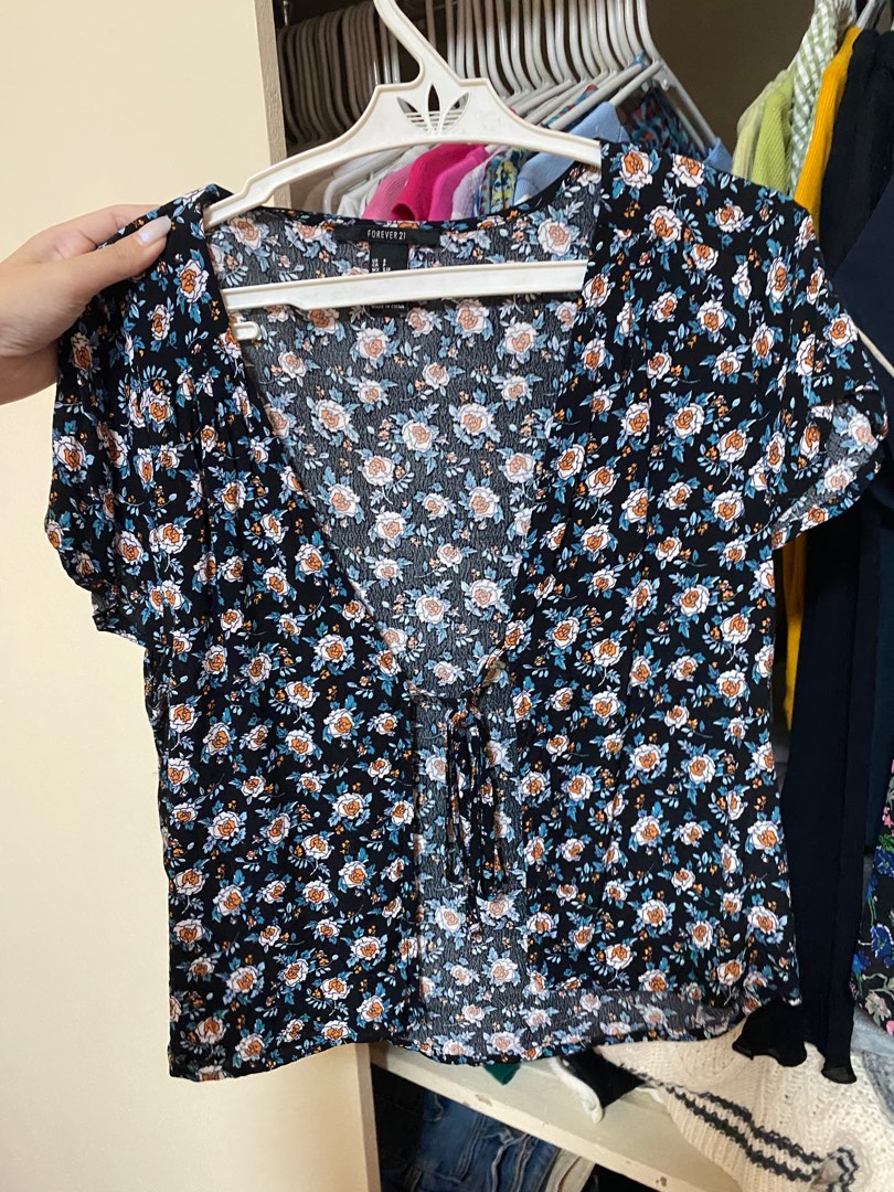 Floral blouse forever 21 best sale