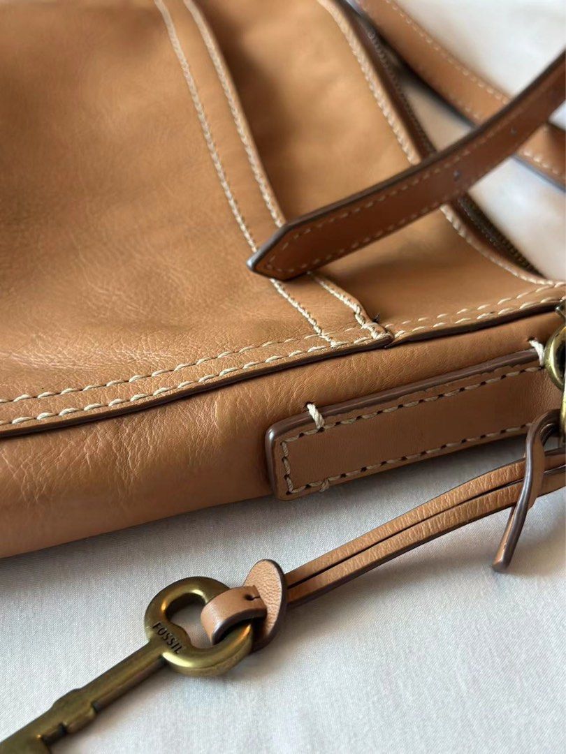 Fossil Genuine Leather Sling Bag Women s Fashion Bags Wallets