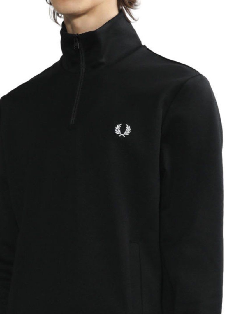 Fred Perry jacket half zip Men s Fashion Coats Jackets and
