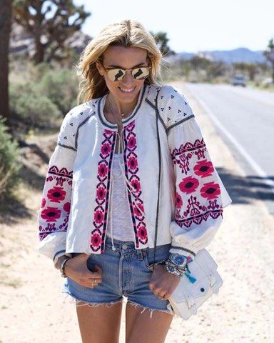 Free people online embroidered jacket