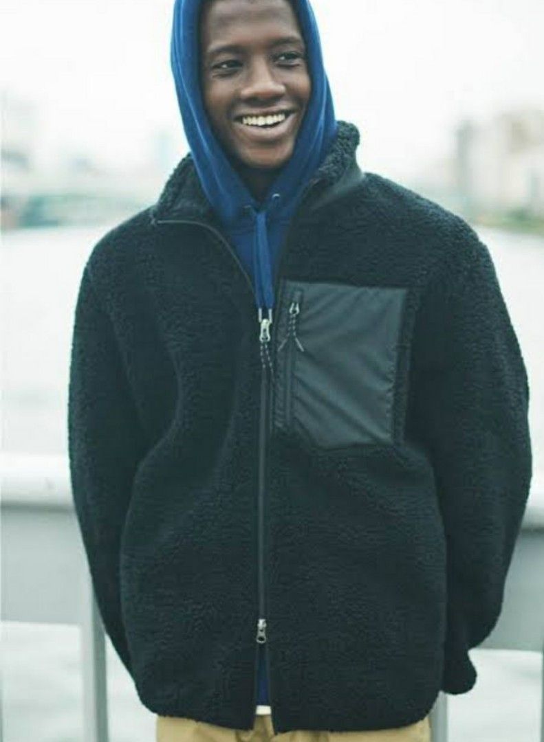 Mens windproof fleece deals