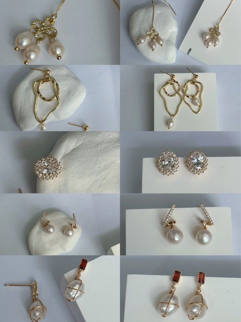 Freshwater Pearl Earrings Women s Fashion Jewelry Organisers