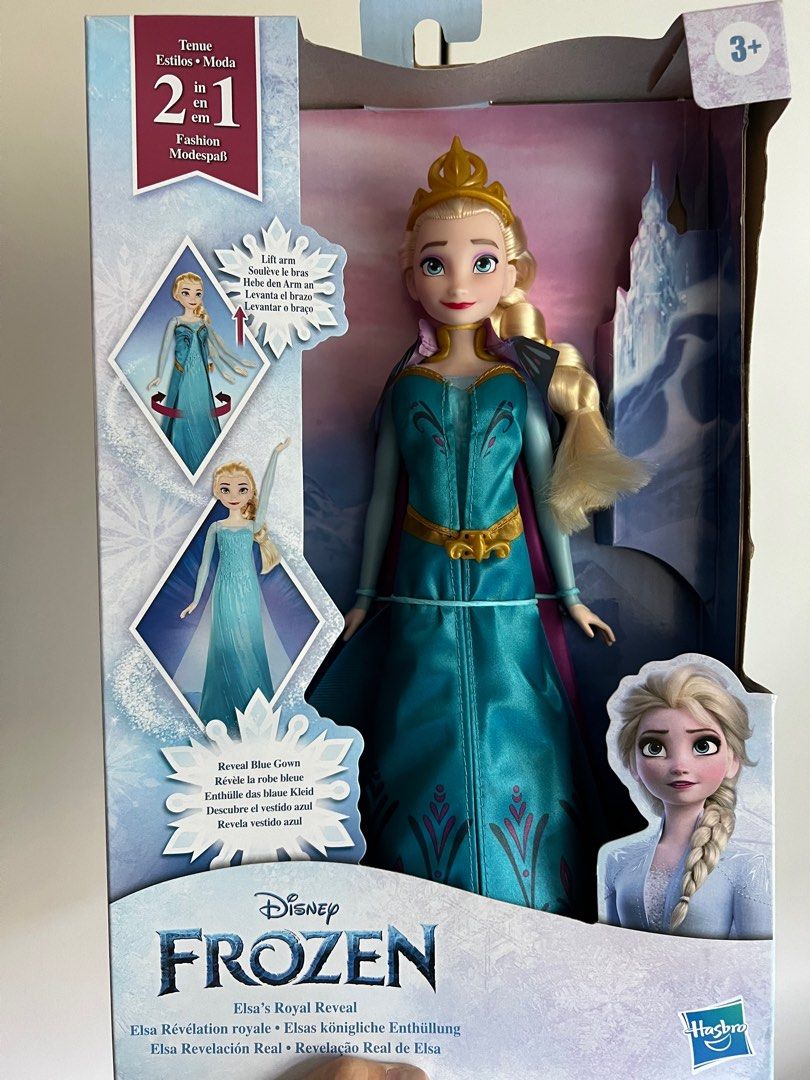  Frozen Disney's Elsa's Royal Reveal, Elsa Doll with 2