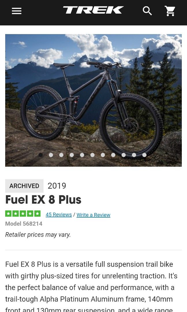 fuel ex 8 plus Sports Equipment Bicycles Parts Bicycles on
