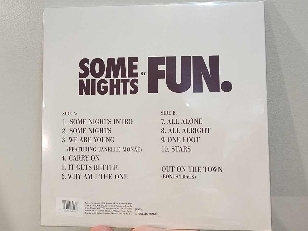 fun. Some Night vinyl record 25th Anniversary limited edition fueled