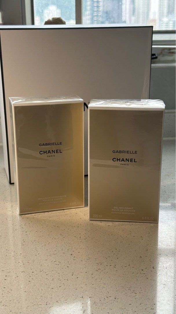 Gabrielle Chanel] moisturising body lotion and foaming shower gel