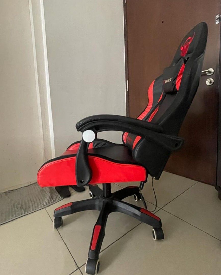 Gaming Chair GTZGAMEZ Redbull, Furniture & Home Living, Furniture