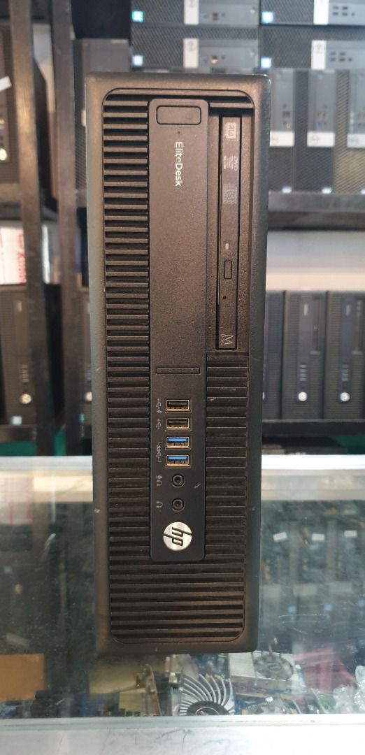 GAMING CPU HP ELITEDESK AMD A8-8600 8GB RAM 500GB HDD RADEON HD R6 ...